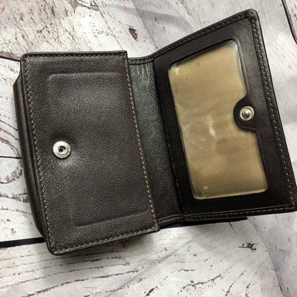 Coach Brown Leather Wallet - Picture 4 of 5